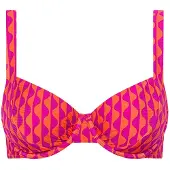 Lisca Unwattierter Bikini BH Aruba | Grösse: 40E | Farbe: Orange