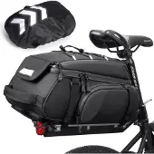 Famanu Fahrradtasche 4-in-1 wasserdicht 15L mit Rucksackfunktion und reflektierenden Elementen