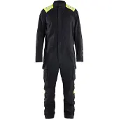 Blakläder Overall Inhärent 6077, Farbe:Schwarz/High Vis Gelb, Größe:C46