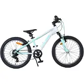 Volare Boost Kinderfahrrad - 20 Zoll - 7 Gänge - Weiss/Mintgrün