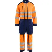 Blakläder High Vis Overall 6020, Farbe:High Vis Orange/Marineblau, Größe:XXXL
