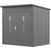 PRIMEYARD 263 x 180 cm Gerätehaus, anthrazit - (GFPV00911)