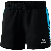 Erima Six Wings Worker Shorts Schwarz/Curaçao - 36