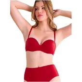 Lisca Gemoldefer Bikini BH Portofino | Grösse: 38D | Farbe: Rot