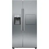 Siemens iQ500 KA93GAIEP, Freistehend, Amerikanische Tür, Edelstahl, Glas, 560 l, SN-T
