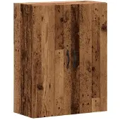 vidaXL Wandschrank Altholz-Optik 69,5x34x90 cm Holzwerkstoff