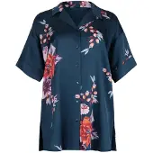 Lisca Pyjama-Shirt Amaryllis | Grösse: 38 | Farbe: Navy-Blau