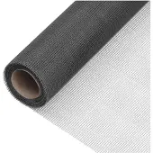 vidaXL Fliegengitter Fiberglas 112x2000 cm Schwarz