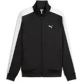 Puma Trainingsjacke "T7 FOUNDATION POLY TRACK JACKET" ohne Kapuze mit Stehkragen, mit Reißverschlusstaschen, Regular Fit