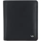 Golden Head Leder Geldbörse Polo RFID Protect Kombischeintasche 1231 Schwarz