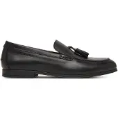 Tommy Hilfiger Slipper Flex Hilfiger Lth Tassel Loafer FM0FM05891 Schwarz 40