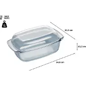 Siemens Glasbräter HZ915003 (transparent, 5,4 Liter)