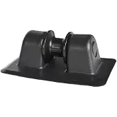 Wella Ankerseil-Schnallenhalter Aus PVC für Schlauchboote, Reihenrollenhalterung für Yachtkajak, Schwarz