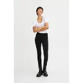 Ichi IHERIN IZARO BLACK Damen Jeans Shorts Kurze Denim Hose mit Stretch enger Schnitt