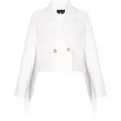 Faina Blazer Frauen cremefarben