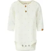 Lil´ Atelier Lil' Atelier Body l/ä - Rib - Slim - Noos - NbmGago - Coconut Me - - 62 - Body L/Ä