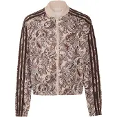 Adidas Sst Loose Cropped Paisley Reißverschlusspullover