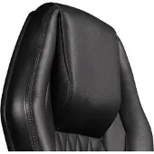 FineBuy Bürostuhl Caramel MONTEREY Echt-Leder Schreibtischstuhl XXL Polsterung Chefsessel hohe Rückenlehne mit Kopfstütze Drehstuhl Drehsessel