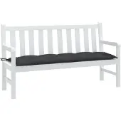 vidaXL Gartenbank-Auflage Melange Anthrazit 150x50x7 cm Stoff