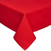 Homescapes TISCHDECKE rot 178/300 cm, 100% Baumwolle