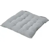 Homescapes STUHLKISSEN grau 40/40/6,5 cm