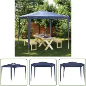 The Living Store Partyzelt 2,5x2,5 m Blau