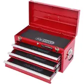 Ks Tools Werkzeugtruhe mit 3 Schubladen-rot, L508xH255xB303 mm