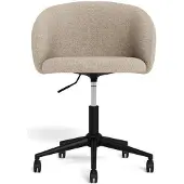 Ebuy24 Bürostuhl Eleanor, beige, Sitzhöhe 56 cm, Sitzbreite 48 cm, Sitztiefe 45 cm