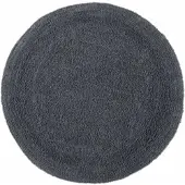 Homescapes BADEMATTE 80 cm rund, 100% Baumwolle, wendbar