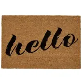 Homescapes FUSSMATTE Hello, Kokos 40/60 cm