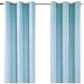 Homescapes ÖSENVORHANG Sterne blickdicht 2er-Set, 137/182 cm
