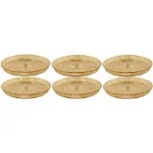 Bitz Servierschale Kusintha Round Amber 30 cm (6-teilig)