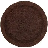 Homescapes BADEMATTE 80 cm rund, 100% Baumwolle, wendbar