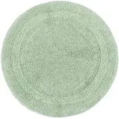 Homescapes BADEMATTE 80 cm rund, 100% Baumwolle, wendbar