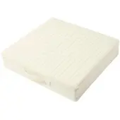 Homescapes SITZKISSEN orthopädisch 50/50/10 cm – Sesselkissen creme