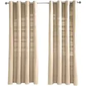 Homescapes ÖSENVORHANG Rajput blickdicht 2er-Set, 167/182 cm