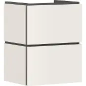 Hansgrohe Xilesa E Waschtischunterschrank für Handwaschbecken, 2 Schubkästen, 480x380x620mm, 54248780, Farbe: Sandbeige Matt