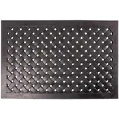 Homescapes FUSSMATTE Flechtoptik, Gummi 46/76 cm