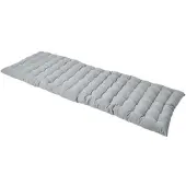 Homescapes BANKAUFLAGE 3-Sitzer grau 143/48/5 cm
