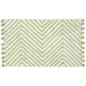Homescapes BADEMATTE 50/80 cm Chevron, Baumwolle