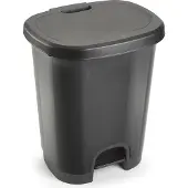 PlasticForte Treteimer - grau - Kunststoff - 27L - 45 cm