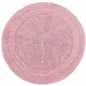 Homescapes BADEMATTE 80 cm rund, 100% Baumwolle, wendbar