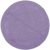 Homescapes BADEMATTE 80 cm rund, 100% Baumwolle, wendbar
