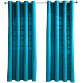 Homescapes ÖSENVORHANG Rajput blickdicht 2er-Set, 137/137 cm