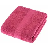Homescapes DUSCHTUCH Essential himbeere 70/130 cm