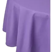 Homescapes TISCHDECKE lila rund 178 cm, 100% Baumwolle