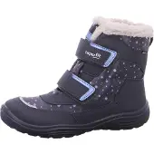Superfit Mädchen Crystal Warm Gefütterte Gore-tex Schneestiefel, Blau Hellgrau 8