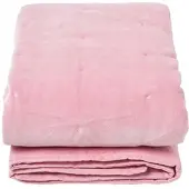 Homescapes SAMT-KUSCHELDECKE 120/150 cm, Baumwolle wattiert