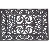 Homescapes FUSSMATTE Ornament, Gummi 40/60 cm