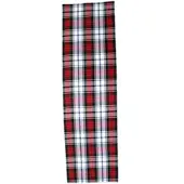 Homescapes TISCHLÄUFER Macduff rot kariert 44/178 cm, 100% Baumwolle